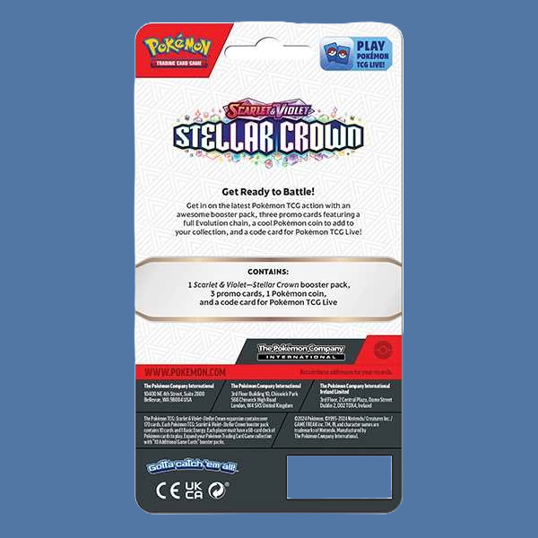 Pokemon TCG: Scarlet & Violet - Stellar Crown Premium Checklane Blister