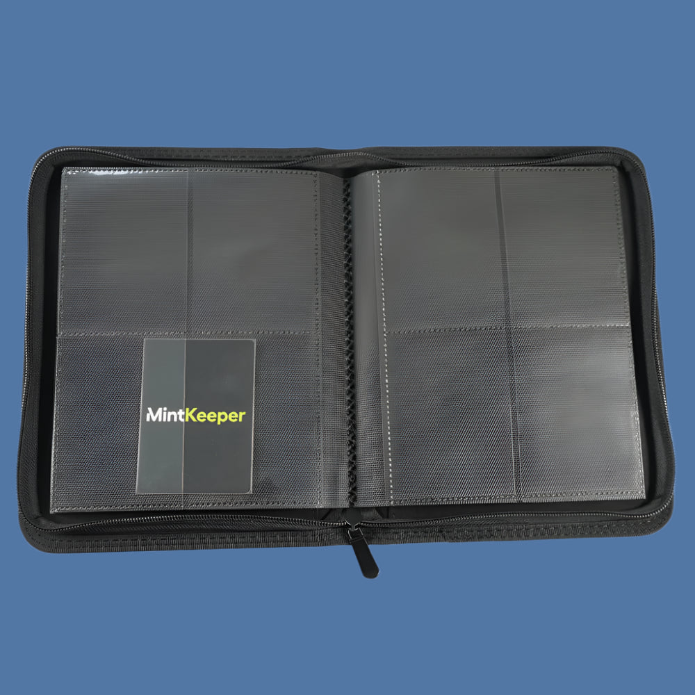 MintKeeper - 4 Pocket Premium Zip Trading Card Binder